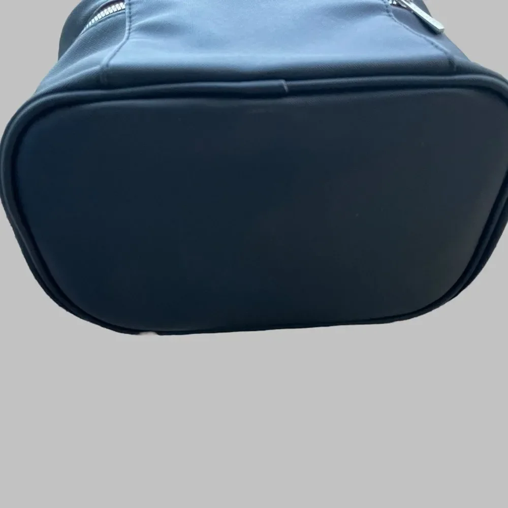Rae Dunn Get Ready With Me Train Case Makeup Cosmetic Travel Bag NWT